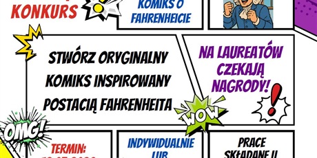 Konkurs „Fahrenheit - między nauką a wyobraźnią”