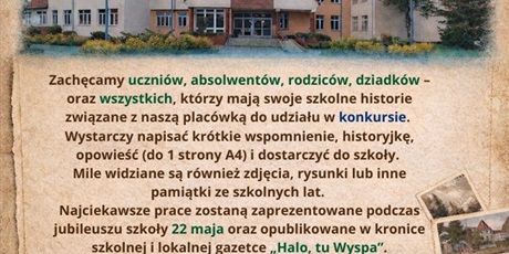 Konkurs wspomnieniowy "Mój jeden dzień w Szkole Podstawowej nr 88” z okazji 80-lecia Szkoły Podstawowej nr 88 w Gdańsku