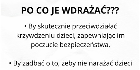 Powiększ grafikę: Standardy ochrony nieletnich przed krzywdzeniem